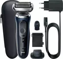 Barzdaskutė Braun Series 7 – 71-B1200s vyriškas skustuvas su „EasyClick“ priedu – šlapias ir sausas,