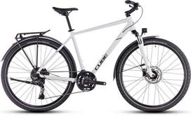 Dviratis Cube Nature Pro Allroad cotton'n'pilkas 2026-50 cm (Dydis: 50 cm)