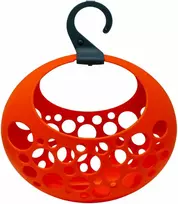 Style Stilinga skalbinių žnyplių krepšelis Love oranžinis 29x13x31cm