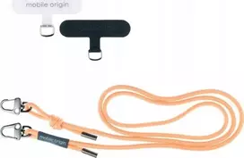 Dirželis Mobile Origin virvė 6 mm, persikų spalvos, 82 - 163 cm