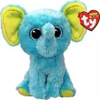 TY Beanie Boos Pliušinis žaislas - mėlynas drambliukas, 15 cm