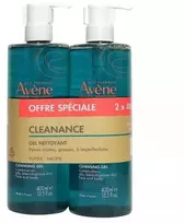 Avene Cleansing Gel Duo valomasis gelis, 2 x 400ml