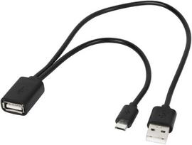Blow USB adapteris USB A lizdas - USB kištukas + micro USB kištuko laidas