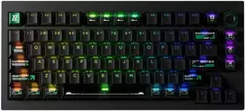 Klaviatūra žaidimams Keychron L5W-W1 Lemokey Ultra-fast Lime Magnetic Switch su laidu magnetyczno-mechaninė su pašvietimu juoda