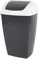 Šiukšliadėžė plastikinė 50 l 33,5x43x69 cm t. pilkos spalvos Urban Living 34351