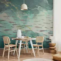 Artgeist Fototapetas - School of small fish