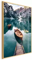 Artgeist Plakatas - Boats in the Dolomites
