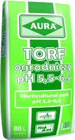 AURA sodo durpės, nurūgštintos, pH 5,5–6,5, 80 l