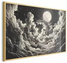 Artgeist Plakatas - Moon and Stars Singing Among the Great Clouds