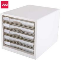 Dokumentų dėžė DELI,4 stalčių, mėlynos/baltos spalvos