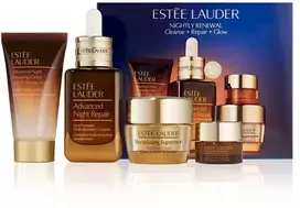 Estee Lauder Nightly Renewal Cleanse + Repair + Glow 50 ml + 30 ml + 15 ml +5 ml