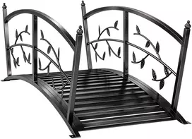 Aosom Sodo tiltelis 120x51x47 cm Juodas metalas