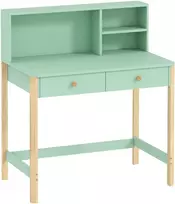 Aosom Vaikiškas Stalas 90x52x105 cm Žalias Su Saugykla