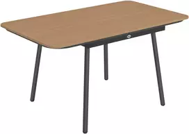 Aosom Sodo valgomojo stalas 140x80x75 cm Tikas