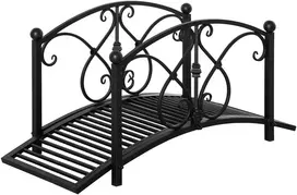 Aosom Sodo tiltelis 102x48x49 cm Juodas metalas