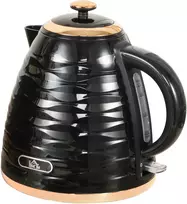 Skrudintuvas Aosom Elektrinis virdulys 24.1x19.5x23.2 cm Juodas plastikas ir nerūdijantis plienas