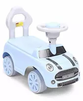 Mėlyna Mašinėlė - stumdukas „MINI COOPER“ Mėlyna