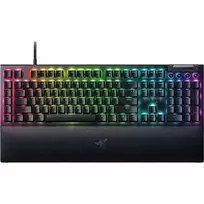 Klaviatūra mechaninė Razer BlackWidow V4, RGB, Geltona Switches, US, Juodas
