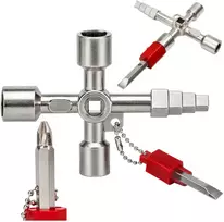 Techninių, elektrinių ir valdymo spintų raktas - kryžminis