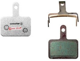 SWISSSTOP diskinių stabdžių kaladėlės, 15 colių, Shimano Deore BR-M575, BR-M525, BR-M515, BR-T615, LX BR-T675. Alivio BR-M4050. Acera BR-M3050. Altus