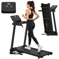 Sulankstomas elektrinis bėgimo takelis namams, reguliuojamas pasvirimo kampas, 150 kg, 16 km/val.
