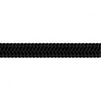 Virvė GLEISTEIN GR290390-250 GeoOne Polyester 3mm black 250m