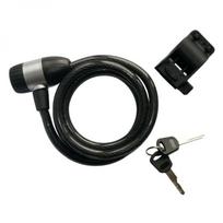 Dviračių užraktas KINGUARD 4033 180cmx12mm Black
