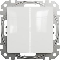 Schneider Perjungiklis SCHNEIDER SEDNA DESIGN, 2klav., baltos spalvos