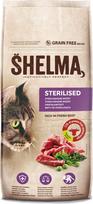 Shelma Sterilised Beef - dry cat food - 8kg