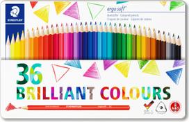 Staedtler - Coloured pencil ergosoft 36 pcs (157 M36)