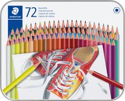 Staedtler - Coloured pencil hexagonal in metal boks, 72 pc (175 M72)