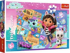 Trefl GABBY´S DOLLHOUSE Dėlionė 100 det.