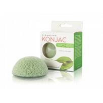 Cleansing Konjac Sponge with Green Tea Natūrali veido kempinėlė su žaliąja arbata