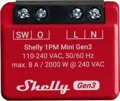 Shelly 1PM Mini Gen3 x2 3800235261606 | 3800235261606