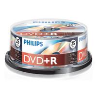 Philips DR4S6B25F - 25 x DVD+R - 4,7GB (120 Min.) 16x - Spindel (DR4S6B25F/00)