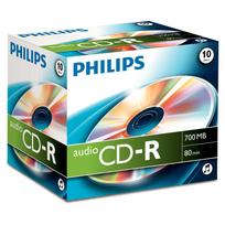 Philips - 10 x CD-R - 700MB (80 Min) - Jewel Case (Schachtel) (CR7A0NJ10/00)