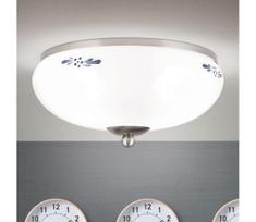Orion DL 7-673 - Lubinis šviestuvas LANDHAUS 2xE27/60W/230V, skersmuo 28 cm, apdaila: chromuota/balta
