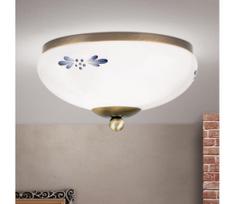 Orion DL 7-672 - Lubinis šviestuvas LANDHAUS 1xE27/60W/230V Ø 21 cm bronzinis/baltas