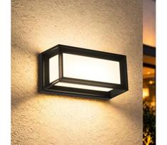 Brilagi - LED lauko sieninis šviestuvas su judesio jutikliu PARKER LED/12W/230V juodas IP44