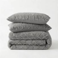Faux Fur Syon patalynės komplektas - 140x200 / Smėlinė