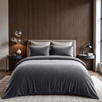 Velvet Cartier patalynės komplektas - 200x220 / Antracito