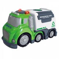 Šiukšliavežės garso ir šviesos efektai WOOPIE CITY TRUCK