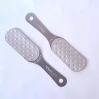 FEETCALM COSMETICS Stainless steel professional file / Nerūdijančio plieno, dvipusė dildė pėdoms