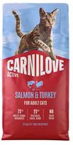 Sausas kačių maistas Carnilove Active Salmon & Turkey, kalakutiena/lašiša, 6 kg