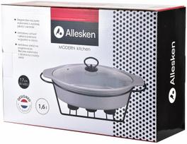 Marmitas Allesken Modern Kitchen, 1600 ml, 33.1 cm x 22.2 cm x 7 cm, pilka sp., akmens masė