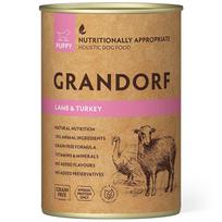 Šlapias šunų maistas Grandorf Holistic Puppy, ėriena/kalakutiena, 0.4 kg