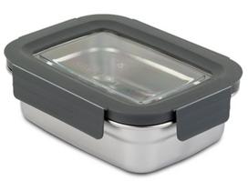 Dėžutė maistui Nava Misty, 0.6 l, 18 cm x 7 cm, sidabro sp./pilka sp.