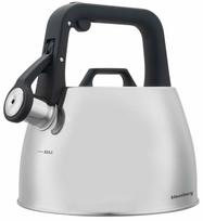 Arbatinukas su švilpuku Klausberg KB 7914, 2.5 l, sidabro sp./juoda sp.