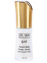 Veido kremas - serumas Dr. Sea Gold Lifting Peptide Complex, 30 ml, 35+