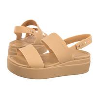 Crocs Brooklyn Low Wedge W Black/Mushroom 206453-07H (CR199-h) sandalai